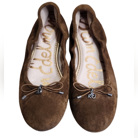 Sam Edelman Shoes - SAM EDELMAN Felicia Ballet Flats In Hazelnut Suede size 8
